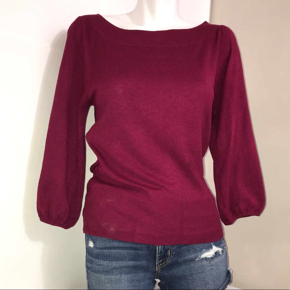 Atmosphere Plumberry MixBlend Full Sleeved Sweater